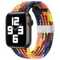 Geflochtenes Stoffarmband Armband Stoffband für Apple Watch 38 / 40 / 41 mm - Mehrfarbig
