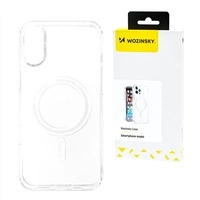 Etui Wozinsky Ultra Clear MagSafe na Samsung Galaxy S24 FE - przezroczyste