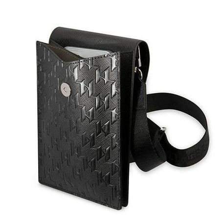 Bag Karl Lagerfeld Monogram Plate (KLWBSAMSMK) black
