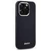 Original Handyhülle IPHONE 14 PRO DKNY Hardcase Plain Logo MagSafe (DKHMP14LPSCMCLK) schwarz