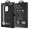 Original Handyhülle IPHONE 16 PRO MAX BMW Hardcase M Perforated & Stitched Line MagSafe (BMHMP16X23PUSPK) schwarz