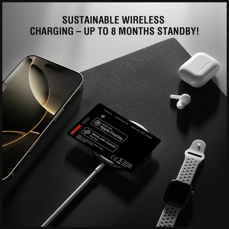 Lokalizator 4smarts SkyTag Card Duos     ReCharge czarny