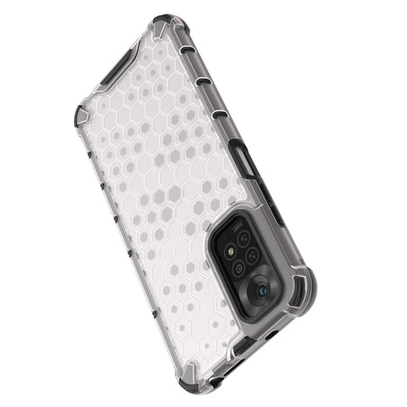 Honeycomb etui pancerny pokrowiec z żelową ramką Xiaomi Redmi Note 11S / Note 11 niebieski