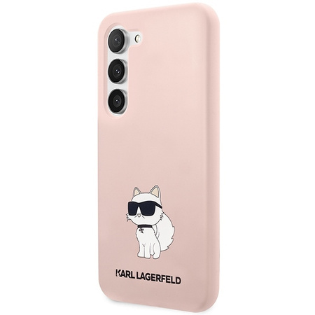 Karl Lagerfeld Silicone NFT Choupette - Etui Samsung Galaxy S23 (różowy)