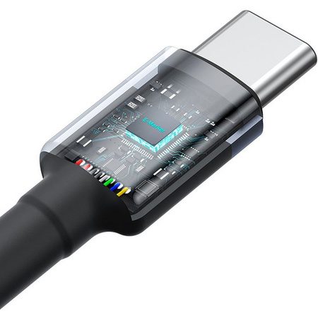 Baseus Cafule USB-C / USB-C cable 100W 1 m - red-black and black-gray (2 pcs.)