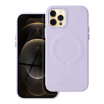 Futerał Roar Leather Mag Case kompatybilny z MagSafe - do iPhone 12 Pro Fioletowy
