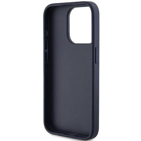 Oryginalne Etui APPLE IPHONE 15 PRO Guess Hardcase 4G Triangle Metal Logo (GUHCP15LPG4GPB) niebieskie