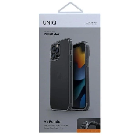 Uniq Air Fender Hülle für iPhone 13 Pro Max – grau