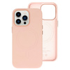MagSafe Leather Case Iphone 14 Pro Max Jasnoróżowy