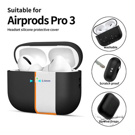 TECH-PROTECT SILICONE APPLE AIRPODS PRO 3 BLACK