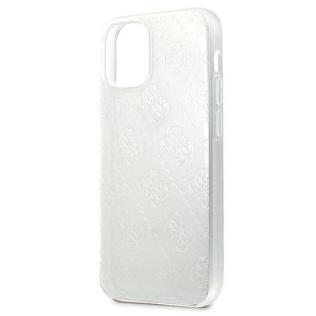 Guess GUHCP12S3D4GTR iPhone 12 mini 5,4" transparent hardcase 4G 3D Pattern Collection