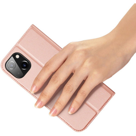 Dux Ducis Skin Pro Wallet Case für iPhone 15 Plus – Rosa