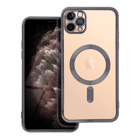 Futerał Electro Mag Cover kompatybilny z MagSafe do IPHONE 11 PRO MAX czarny