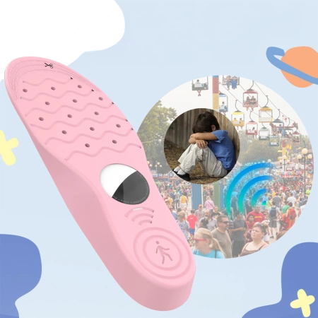 Wkładki do butów - etui ochronne na AirTag (175mm-190mm) - różowe