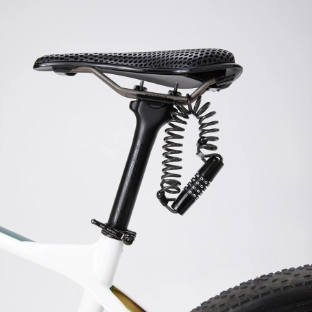 Wozinsky WBN-01R bicycle lock for a bicycle helmet, waterproof, 4-digit combination - black