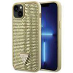 Guess GUHCP14SHDGTPD iPhone 14 6.1" gold/gold hardcase Rhinestone Triangle