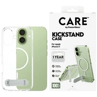 CARE by PanzerGlass Feature Case w. Kickstand MagSafe for iPhone 17 - Transparent