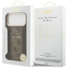 Etui Guess 4G Stripe MagSafe na iPhone 17 Pro Max - brązowe
