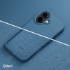 Nakładka Etteri Silicone Case do iPhone 16 Plus 6,7" ciemnoniebieska