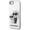 Karl Lagerfeld nakładka do iPhone 7 / 8 / SE KLHCI8HNKCTGT transparentne hardcase IML Glitter NFT Karl&Choupette