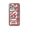 Diesel Snap Case Clear AOP iPhone 12 ProMax czerwono-szary/red-grey 42568