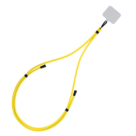 3MK EasyClip Yellow (black) smycz do telefonu