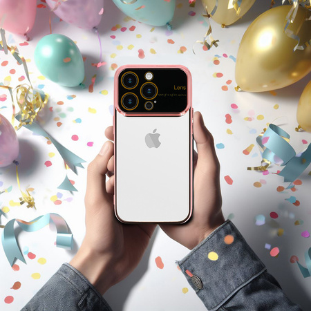 Electro Lens Case do Iphone 14 Pro Jasnoróżowy