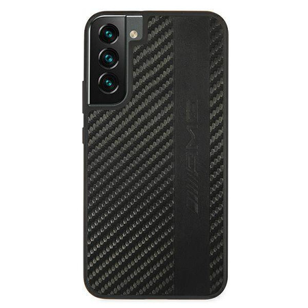 AMG AMHCS22MBLSCA S22 + S906 schwarz / schwarzes Hardcase Carbon Stripe &amp; Embossed