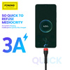 Foneng Kabel X82 - USB na Typ C - 3A 1 metr czarny