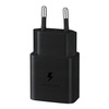 Samsung USB-Wandladegerät Typ C 15W PD AFC + USB-Typ-C-Kabel schwarz (EP-T1510XBEGEU)