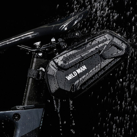 WILDMAN sakwa rowerowa pod siodełko na zamek 1,2L XT7 czarna