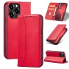 Magnet Fancy Case Hülle für iPhone 14 Pro Flip Cover Wallet Ständer rot