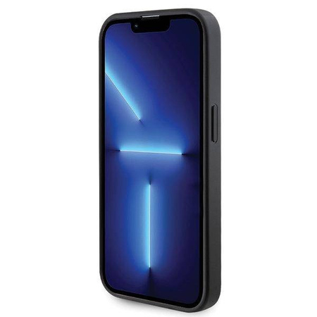 Oryginalne Etui IPHONE 14 PRO Guess Hardcase Saffiano MagSafe (GUHMP14LPSAHMCK) czarne