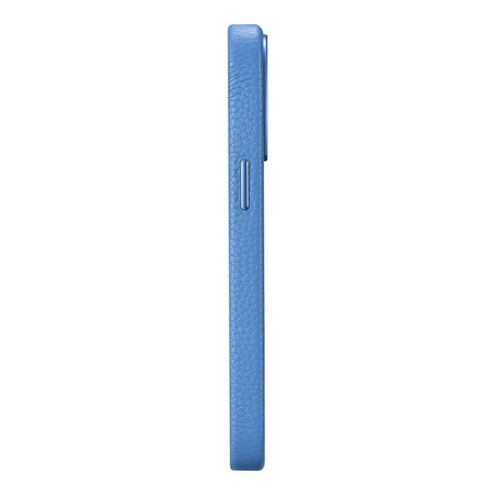 iCarer Litchi Premium Leather Case Leather Case iPhone 14 Pro Max Magnetic with MagSafe Light Blue (WMI14220712-LB)