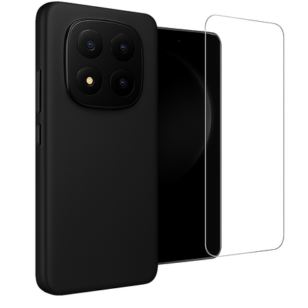 Etui do Xiaomi Redmi Note 14 Pro+ (Plus) 5G czarne + Szkło