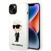 Karl Lagerfeld Silicone NFT Ikonik - Etui iPhone 14 Plus (biały)