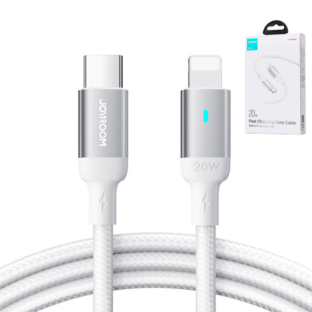 Joyroom kabel USB C - Lightning 20W A10 Series 1,2 m biały (S-CL020A10)