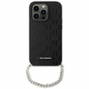 Karl Lagerfeld KLHCP14SSACKLHPK iPhone 14 6.1&quot; black/black hardcase Saffiano Monogram Chain