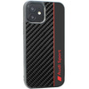 Audi Carbon Fiber Stripe iPhone 12/12 Pro 6.1" czarny/black hardcase AUS-TPUPCIP12P-R8/D1-BK