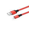 HOCO kabel X14 Lightning 3.1A 2M Czerwony