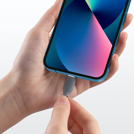 Baseus cable, USB Type C - Lightning 20W cable, 1.2 m long Jelly Liquid Silica Gel - black