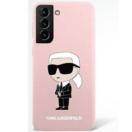 Karl Lagerfeld Silicone NFT Ikonik - Etui Samsung Galaxy S23 (różowy)