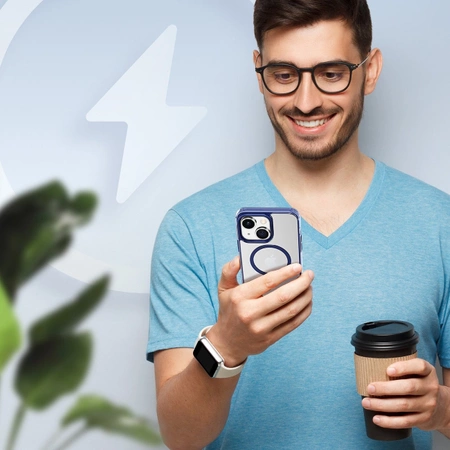 Dux Ducis Clin2 Hülle für iPhone 14 Plus magnetische MagSafe Hülle blau