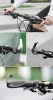 Rockbros BT1007B Bicycle Holder Set with Horns - Black