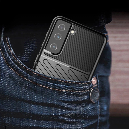 Thunder Case Hülle für Samsung Galaxy S23+ Silikon Armor Case schwarz