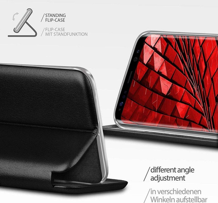 Etui XIAOMI REDMI NOTE 9S / NOTE 9 PRO portfel z klapką skóra ekologiczna Flip Elegance czarne