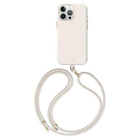 UNIQ etui Coehl Creme iPhone 15 Pro 6.1" Magnetic Charging kość słoniowa/ivory