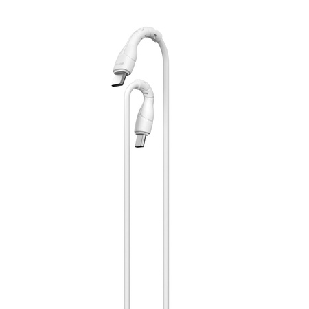 Devia kabel Kintone USB-C - USB-C 1,0 m 3A biały