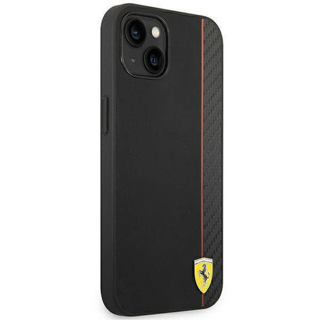 Oryginalne Etui IPHONE 14 PLUS Ferrari Hardcase Carbon (FEHCP14MAXBK) czarne
