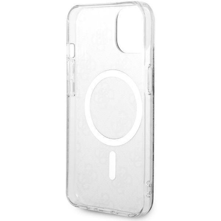 Guess nakładka do iPhone 14 6,1" GUHMP14SH4STK czarna hardcase Magsafe IML 4G